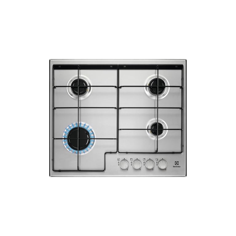 Electrolux EGS6424X plaque Acier inoxydable Built in placement Gaz 4 zone - vue 2