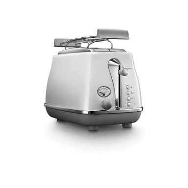 Grille-pain - DELONGHI - CTOC2103.W - 900 W - 2 fentes - Blanc