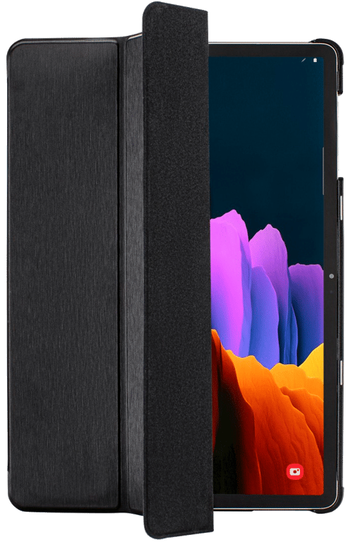 Pochette tablette Fold compartiment crayon, Samsung Galaxy Tab S7+ 12,4 - Noir