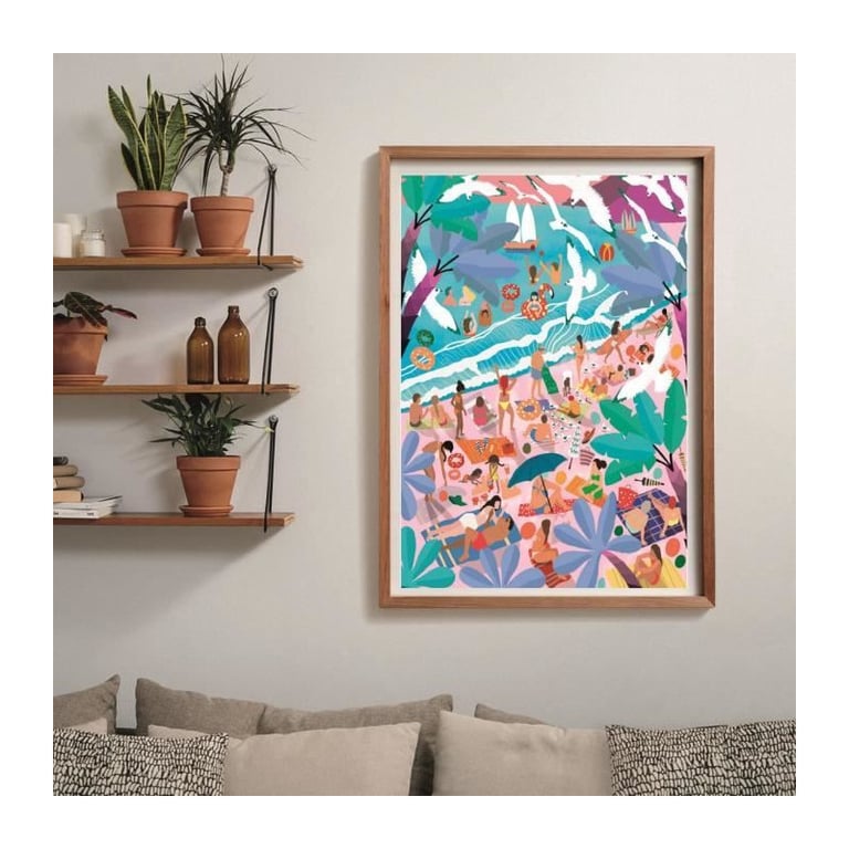 CLEMENTONI - Compact 1000 pieces - Sunday at the Beach - Neuf