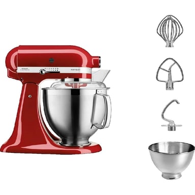 Robot Pâtissier KitchenAid 4,8 L Rouge Empire