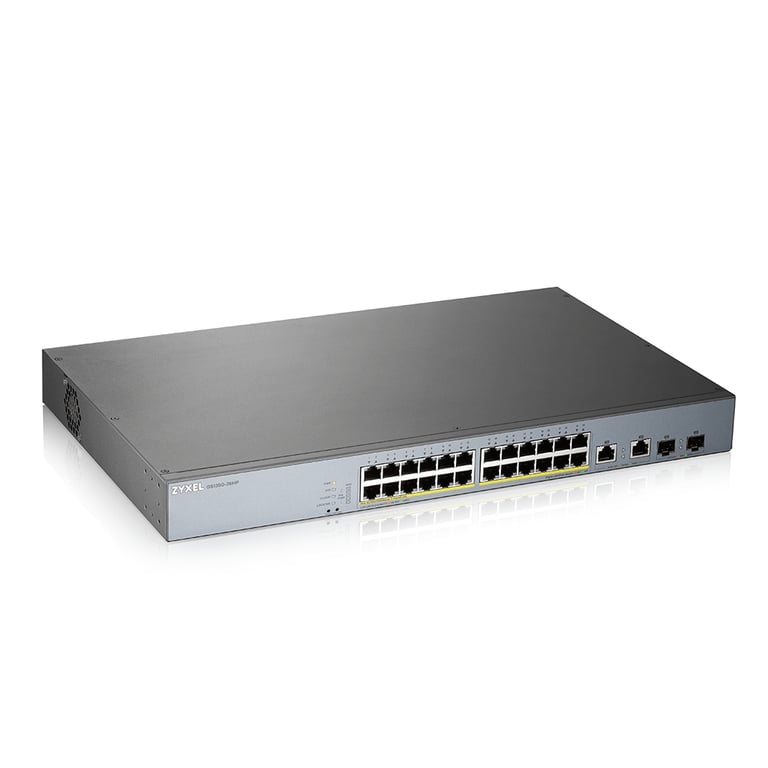Zyxel GS1350 26HP Géré L2 Gigabit Ethernet 101001000 Connexion Ethernet supportant 'alimentation via ce port PoE Neuf
