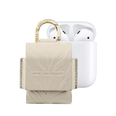 Borsa mini per AirPods 1 / 2 Flo Zebra Textured con moschettone