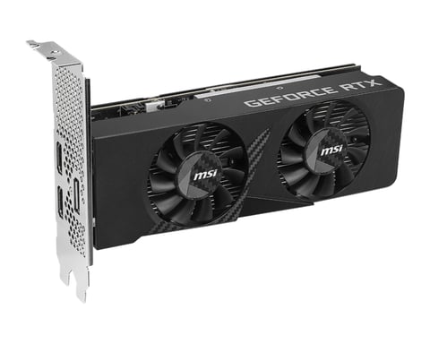 MSI Nvidia GeForce RTX 3050 LP E 6G OC Noir - vue 7