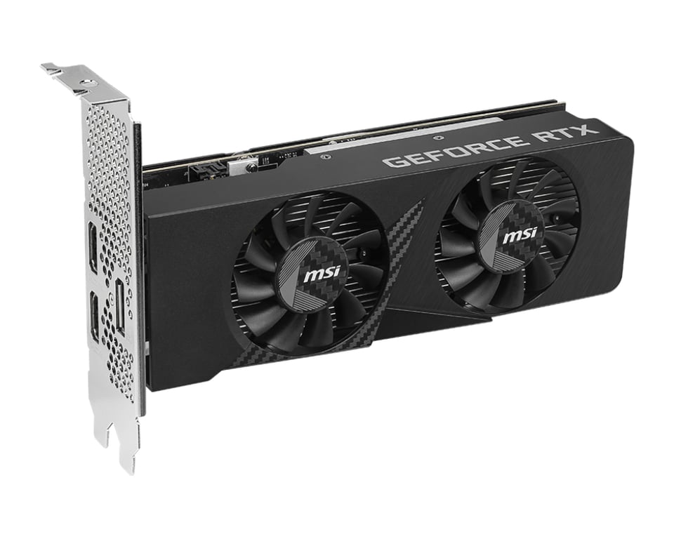 MSI GEFORCE RTX 3050 LP E 6G OC carte graphique NVIDIA 6 Go GDDR6 - Neuf