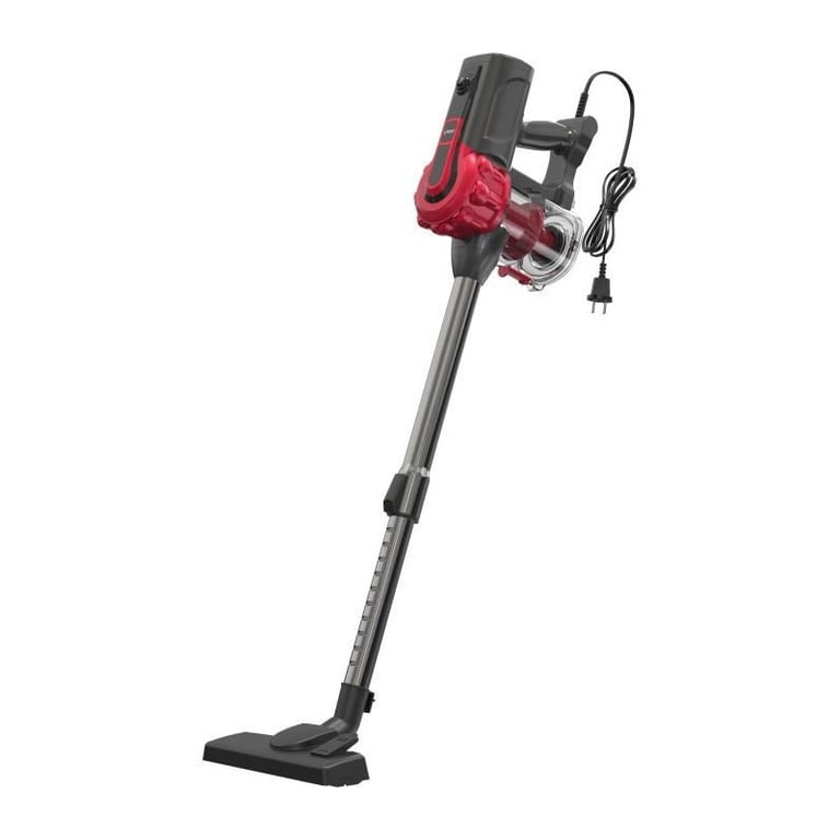Aspirateur balai avec fil - LIVOO - DOH142 - 600 W - 12 kPa - 82 dB - Cyclonique - 0,55 L - Rouge - Neuf