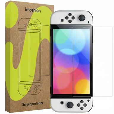imoshion Protection d'écran en verre trempé pour Nintendo Switch OLED