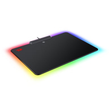 REDRAGON Epeius RGB P009 Tapis de souris de jeu Noir, Translucide