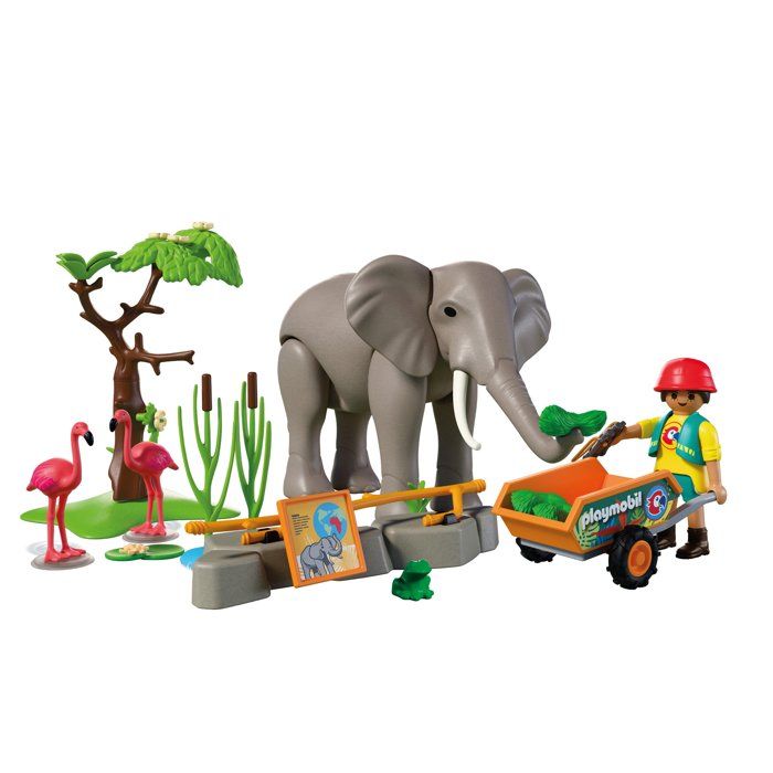 72068 Eléphants et soigneur animalier, My Life, Le Zoo, Promo pack, 43 pieces, Des 4 ans - Neuf