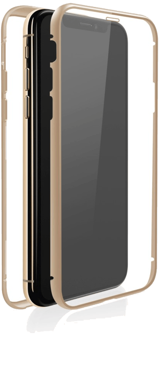 Coque de protection 360° Glass pour iPhone 11, or