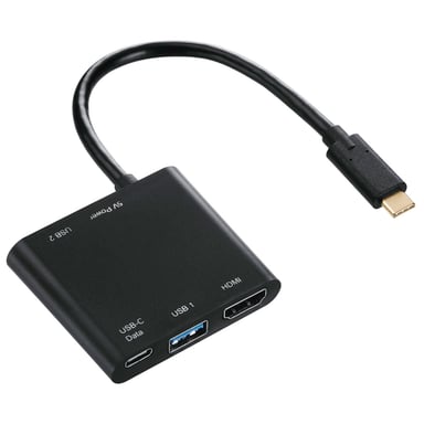 Adaptateur multiport USB-C 4 en 1 pour 2xUSB3.1, HDMI et USB-C (données)