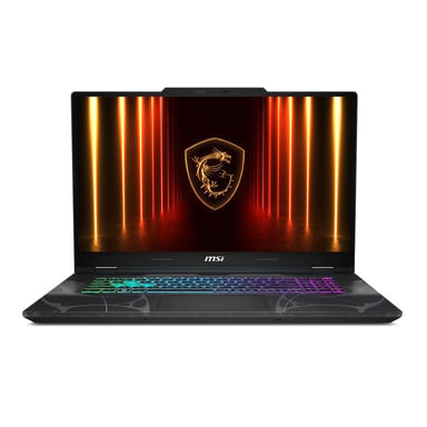 MSI Cyborg 17 B2RWFKG-060FR Intel Core 7 240H Ordinateur portable 43,9 cm (17.3'') Full HD 32 Go DDR5-SDRAM 1 To SSD NVIDIA GeForce RTX 5060 Wi-Fi 6E (802.11ax) Windows 11 Home Noir