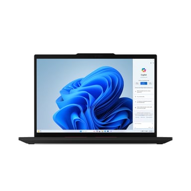 Lenovo ThinkPad T14 Gen 5 (Intel) Intel Core Ultra 7 155U Ordinateur portable 35,6 cm (14'') WUXGA 32 Go DDR5-SDRAM 1 To SSD Wi-Fi 6E (802.11ax) Windows 11 Pro Nordique Noir