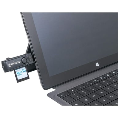 Manhattan 101981 lecteur de carte mémoire USB 3.2 Gen 1 (3.1 Gen 1) Type-A Noir