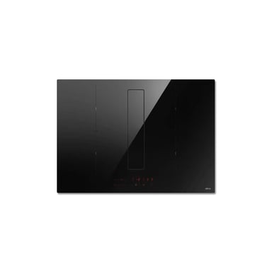 Induction aspirante Elica NikolaTesla FIT 72 cm 4 foyers zone modulable Commandes tactiles Booster Timer Noir - Neuf
