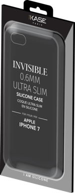 Carcasa invisible ultra fina para Apple iPhone 7/8/SE 2020 0,6mm, Transparente
