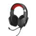 Trust GXT 323 Carus Auriculares con cable Diadema Play Negro, Rojo