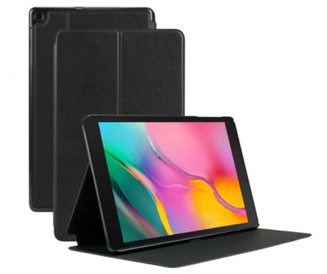 Coque de Protection pour Samsung Galaxy Tab A8 10.5'' (SM-X200/SM-X205), Smart Cover Étui Antichoc, Veille/Réveil Automatique, Noir
