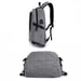Sac à Dos Ordinateur Portable 15,6 Pouces USB Prise Casque Verrou Antivol Gris YONIS