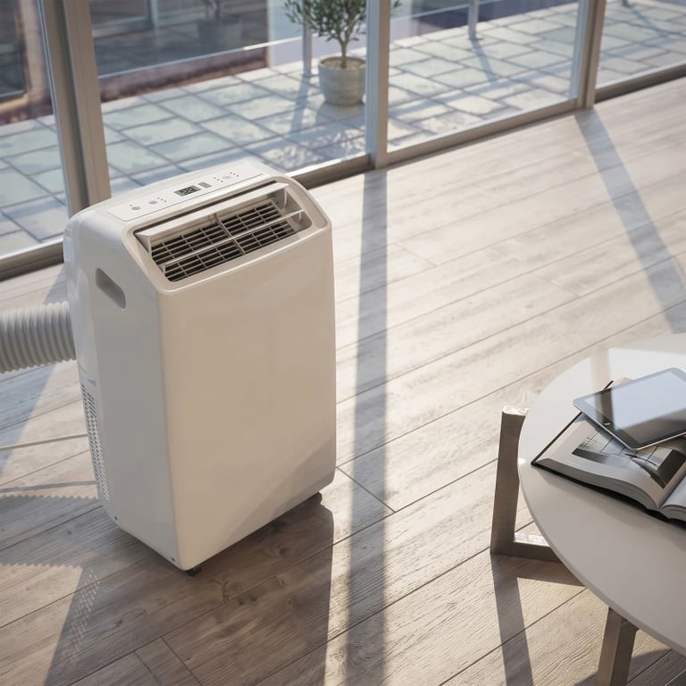 Climatiseur Mobile Whirlpool PACF212HPW – 3300W, Déshumidification, Télécommande - vue 4