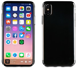 Pp Coque Edition Crystal Noire: Apple Iphone X/Xs