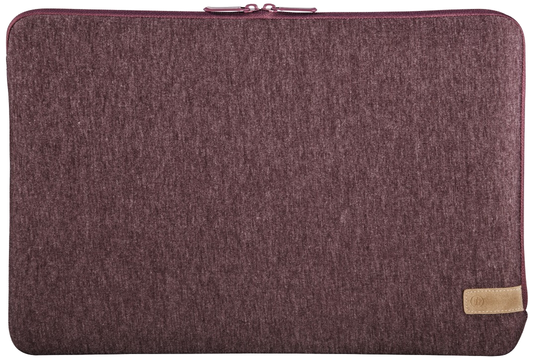 Housse d'ordinateur portable Jersey , jusque 34cm (13,3 ), rouge foncé