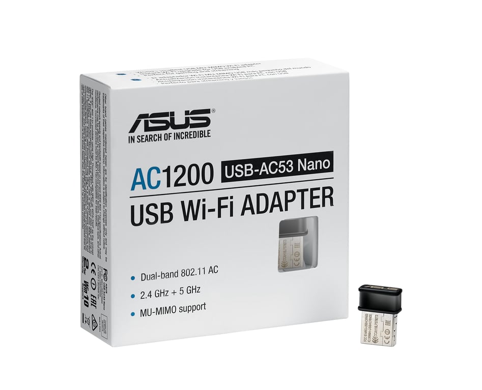 ASUS USB-AC53 Nano WLAN 867 Mbit/s - Neuf