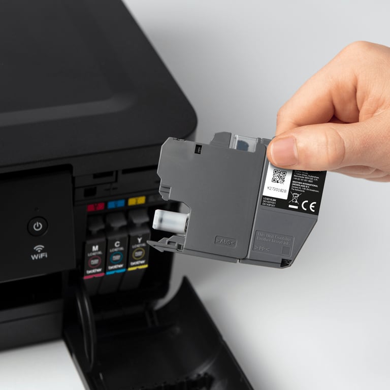 Brother MFC J1010DW Cartouches Cyan Lot de 5 - vue 3