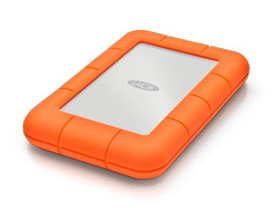 Disco duro externo - LaCie Rugged Mini - 4Tb - Naranja