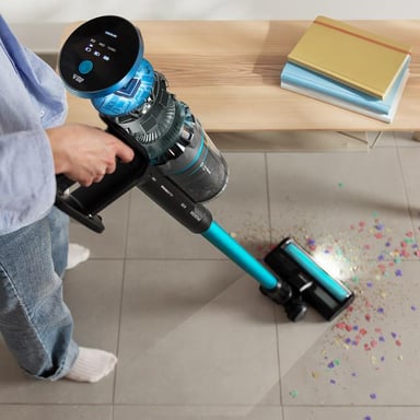 Cecotec A01_EU01_107955 aspirateur balai et balai électrique Aspirateur-balai 2 en 1 Batterie Sec Sans sac 400 W Noir 2,2 Ah