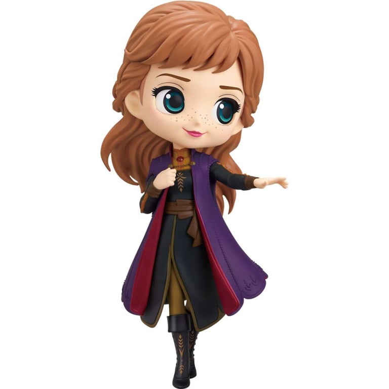 Figurine Bandai Q Posket Disney Characters Anna From Frozen 2 V2 Version A Neuf