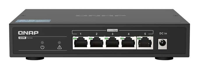 QNAP TS-673A-SW5T servidor de almacenamiento NAS Torre Ryzen Embedded V1500B 8 GB DDR4 0 TB QNAP QTS Negro