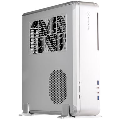 Silverstone Fortress FTZ01 Escritorio Plata