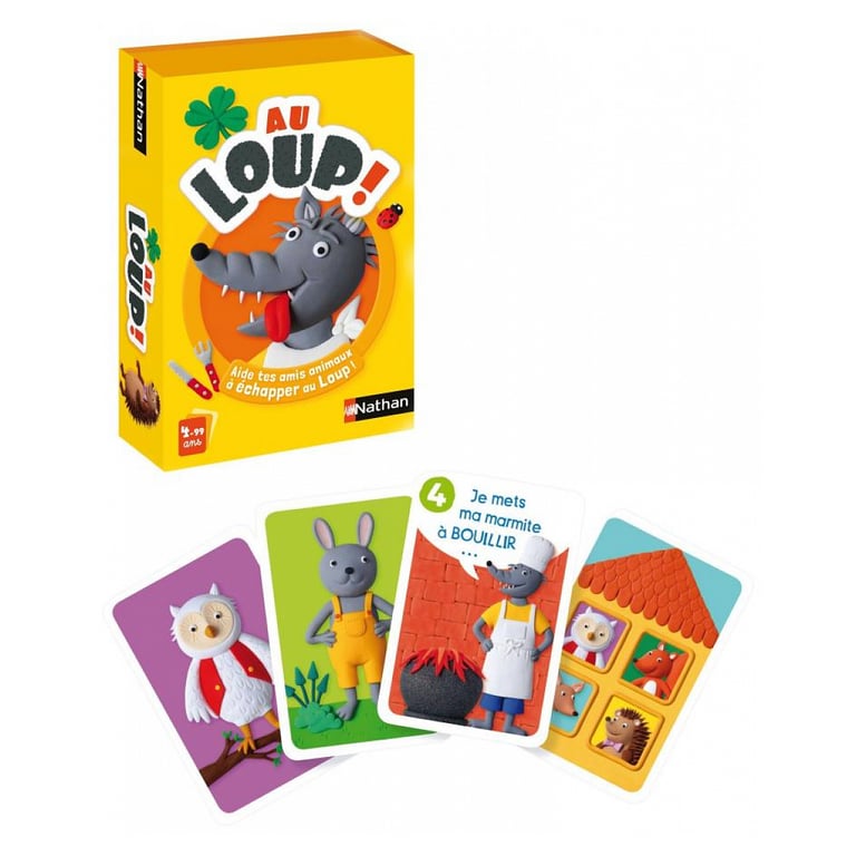 Jeu de cartes : Au Loup ! Dujardin Nathan - vue 5