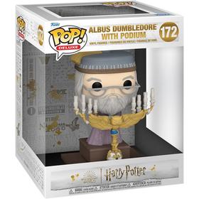 Funko Pop Deluxe Harry Potter Albus Dumbledore avec Podium - Figurine Vinyle - Hauteur 12cm env.