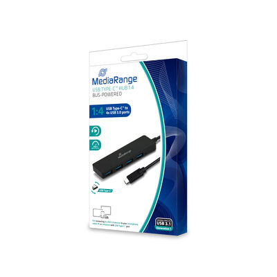 MediaRange MRCS508 hub & concentrateur USB 3.2 Gen 1 3.1 Gen 1 Type C 5000 Mbit/ Neuf - vue 2