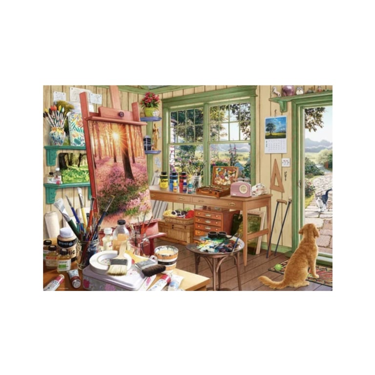 Puzzle 1000 pièces Le cabanon de 'artiste Ravensburger France