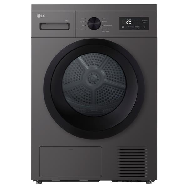Sèche linge 8 kg Pompe à chaleur capteurs de séchage top amovible Cl LG RH8N14SL - vue 5