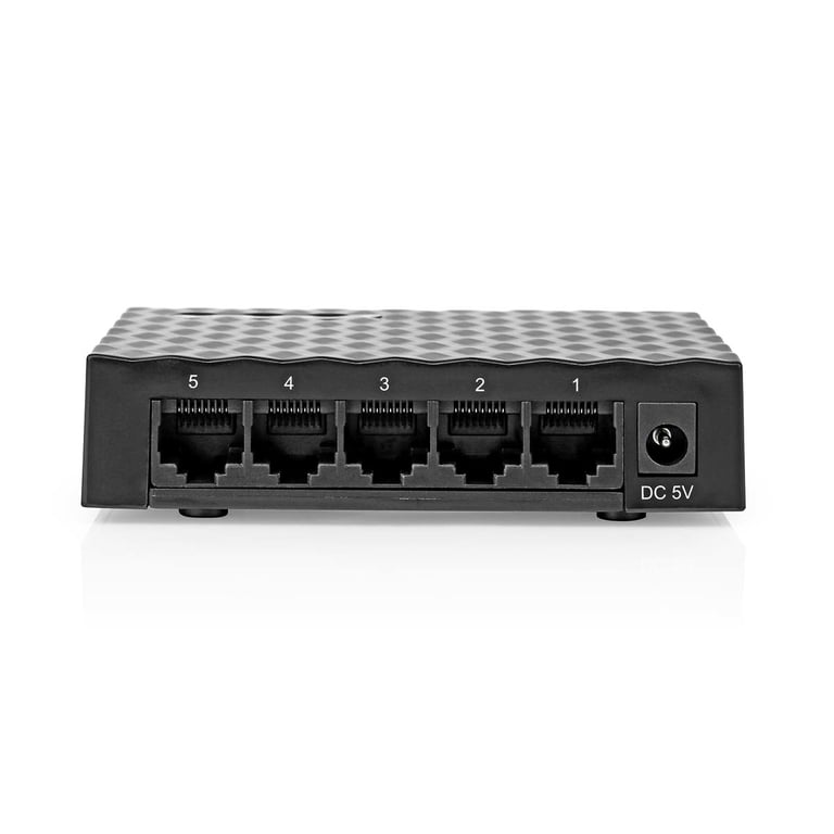 Nedis NSWH5P110BK commutateur réseau Géré Gigabit Ethernet 101001000 Neuf - vue 2