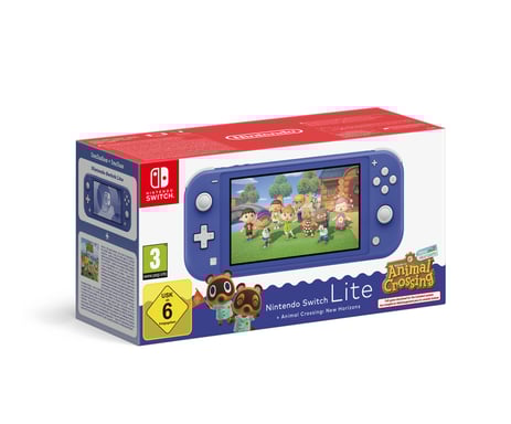Nintendo Switch Animal Crossing console de jeux portables 14 cm (5.5'') 32 Go Écran tactile Wifi Bleu