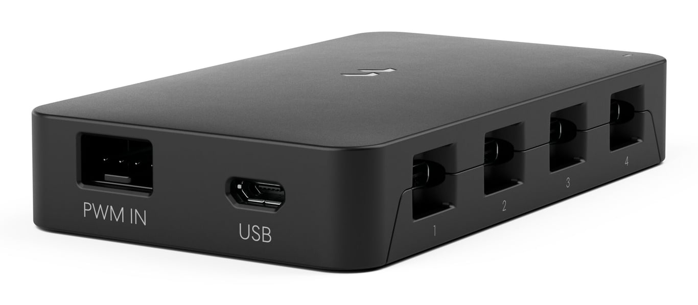 Boitier PC FRACTAL DESIGN Adjust Pro Hub Micro USB Jusqu’à 16 appareils ARGB Gen 2 PC avec en tête USB 2.0 interne - vue 3