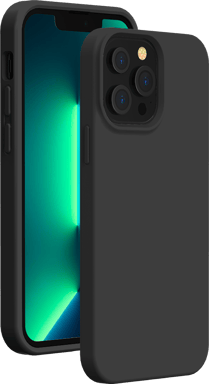 Funda de silicona SoftTouch negra para iPhone 13 Pro Bigben