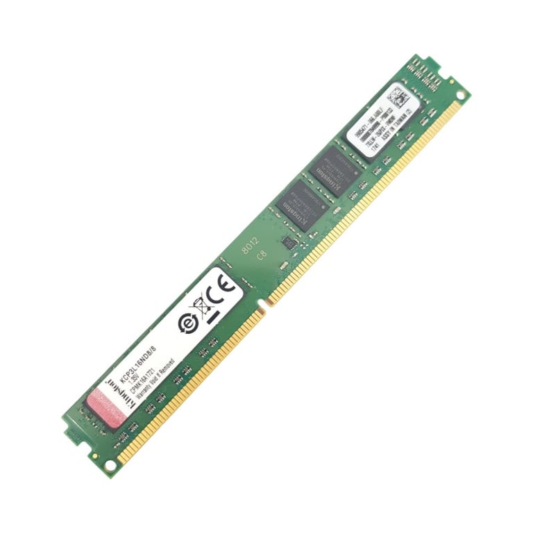 Kingston 8Go Ram Ddr3 Kcp3L16Nd8/8 Low Profile Dimm Pc3L-12800U 2Rx8 - Très Bon État