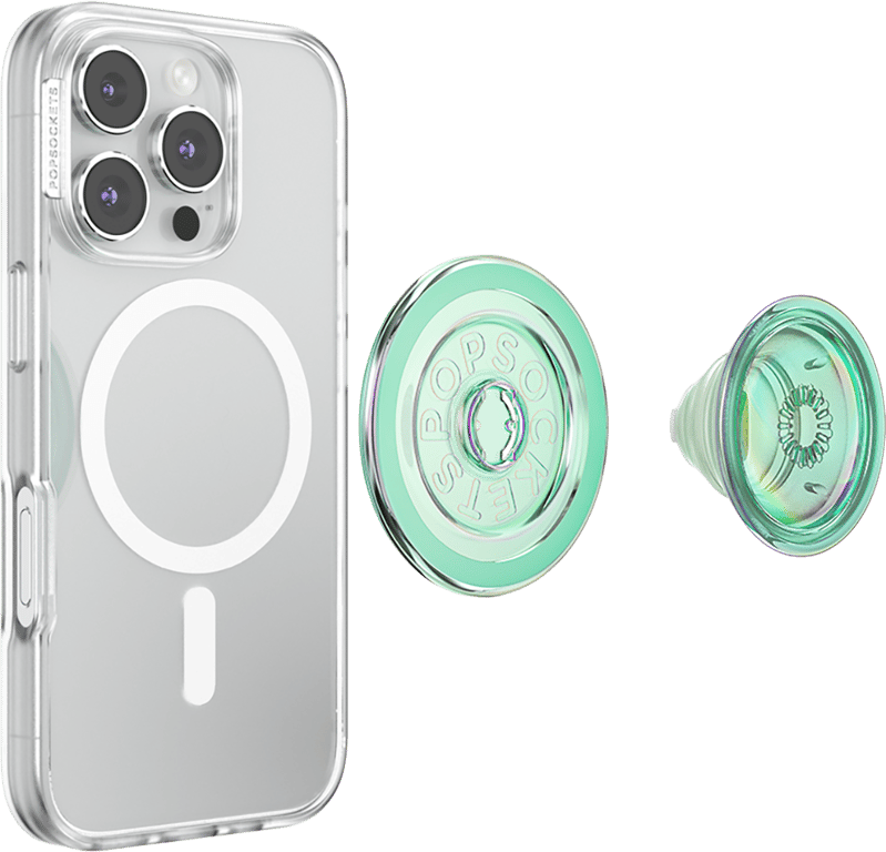 PopGrip MagSafe Aura Pailleté Poignée Maintien et Support Polyvalent Neuf - vue 10