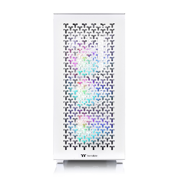 thermaltake cas de la tour v350 tg argb air snow - vue 4