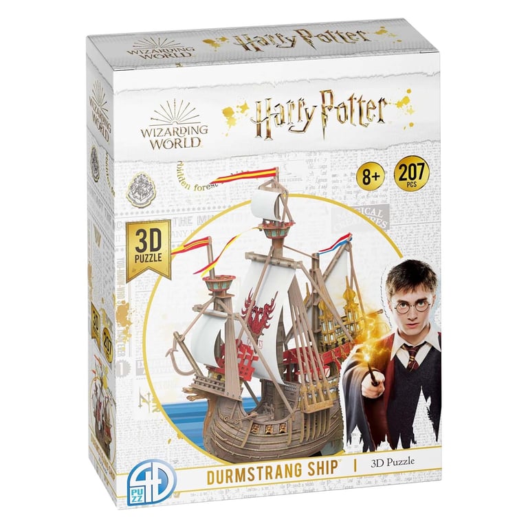 Harry Potter Puzzle 3D 207 pièces Bateau Durmstrang avec Boîte Décorative Neuf - vue 2