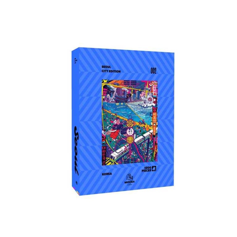Puzzle 1000 pièces Musoka Studio Cities Edition Seoul - vue 2
