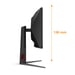 AOC G4 CU34G4Z écran plat de PC 86,4 cm (34'') 3440 x 1440 pixels Wide Quad HD LED Noir, Rouge