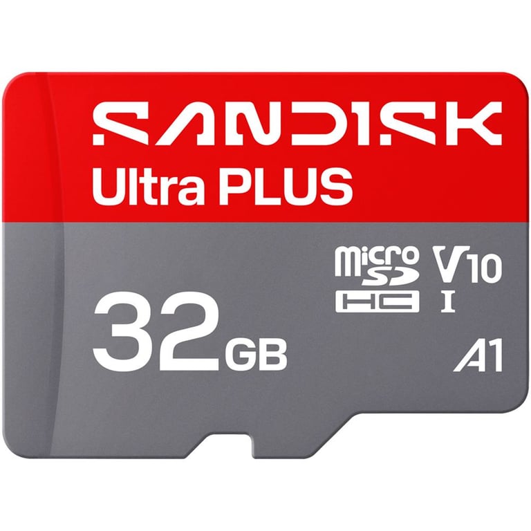 Carte UHS I microSDXC SANDISK Ultra PLUS jusqu''a 150 Mo/ en lecture video Full HD V10 U1 C10 A1 - vue 2