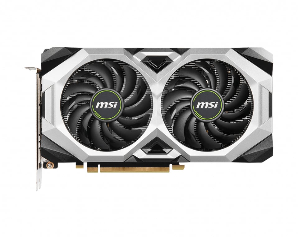MSI GeForce RTX 2060 VENTUS GP OC Carte graphique GF RTX 2060 6 Go GDDR6 PCIe 3.0 x16 HDMI 3 x DisplayPort - vue 2